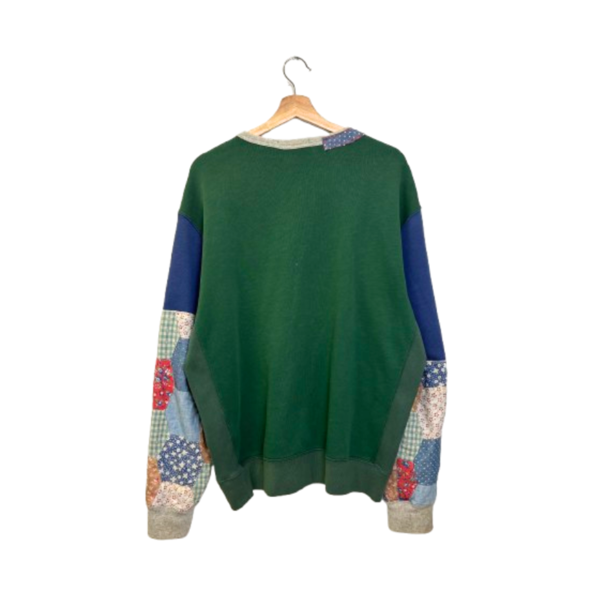 Polo Ralph Lauren USA Flag Patchwork Sweater Size Large