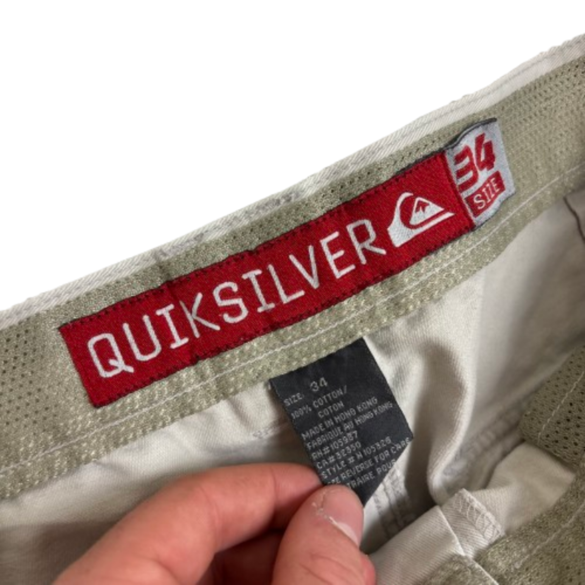 Vintage Quiksilver Cargo Pants Size 34