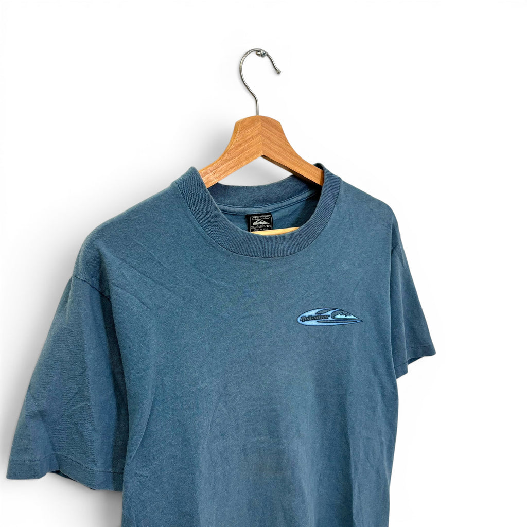 Vintage 90s Quiksilver Logo Shirt Small
