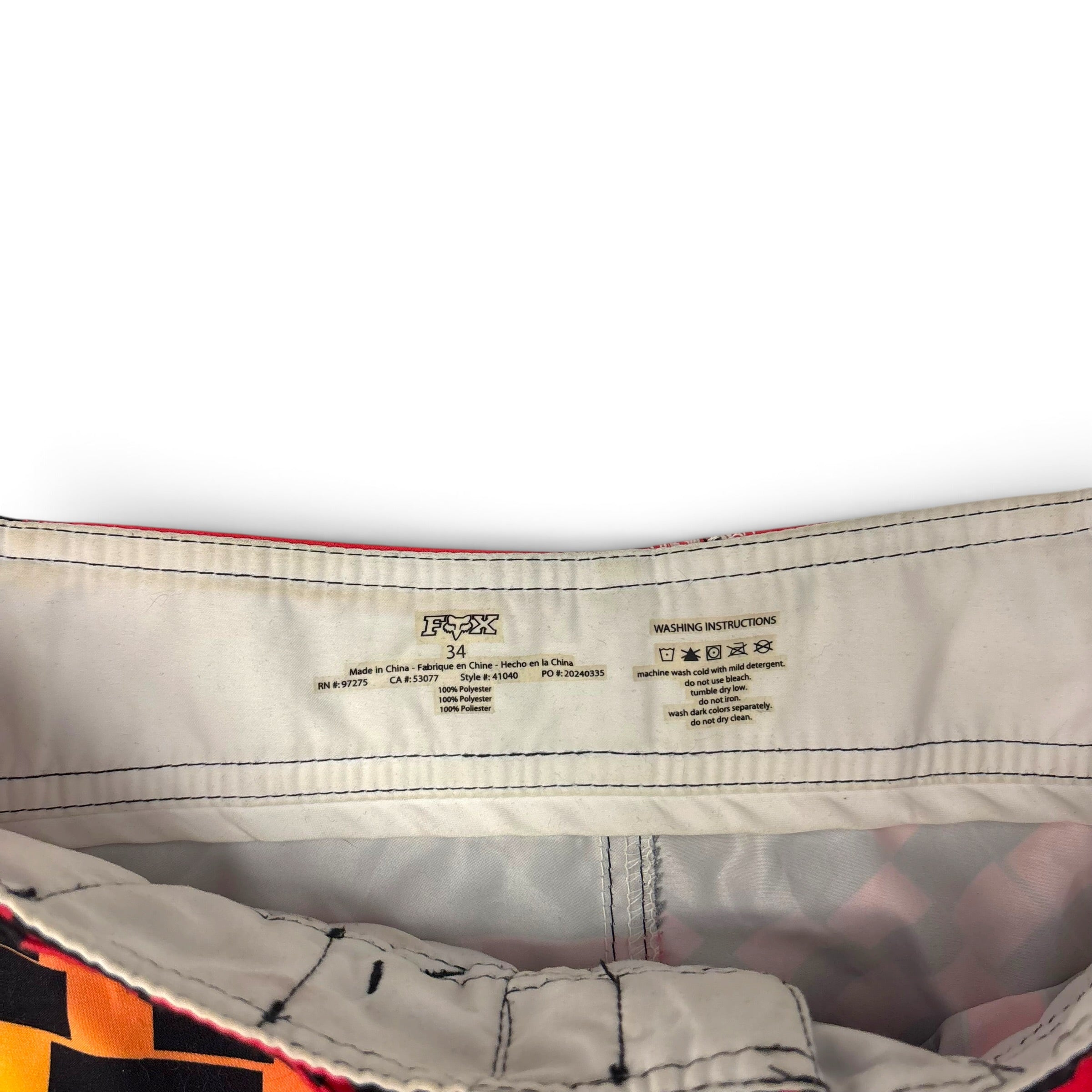 2000s Fox x Rockstar Boarder Shorts 34